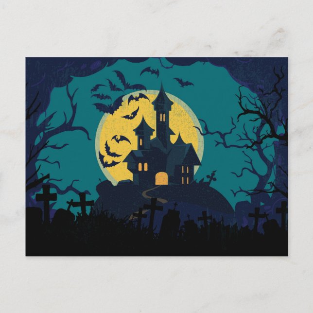 Cute Halloween Vykort (Framsida)