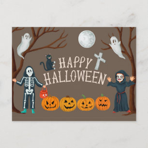 Cute Halloween Vykort