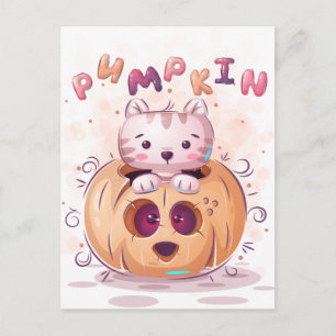 Cute Halloween Vykort