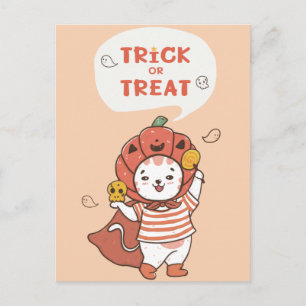 Cute Halloween Vykort