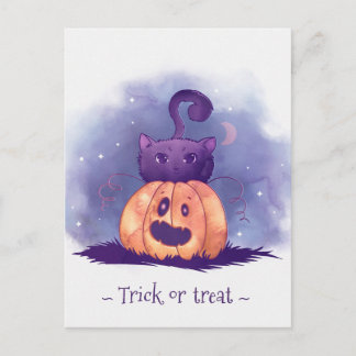 Cute Halloween-vykort Vykort