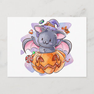 Cute Halloween-vykort Vykort