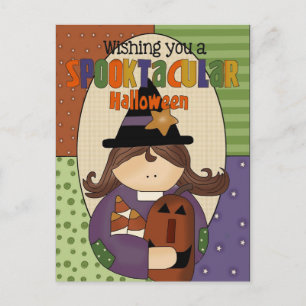 Cute Halloween-vykort Vykort