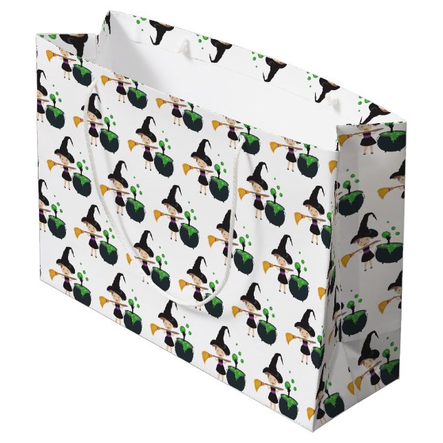 Cute Halloween Witch (Baksidan Vinklad)