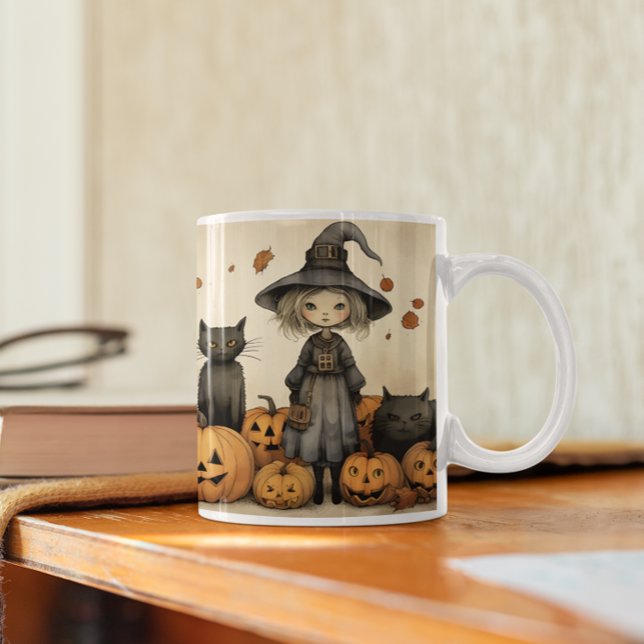 Cute Halloween Witch 15 Mugg (Cute Halloween Witch version 15 Mug
)