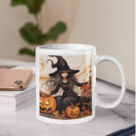 Cute Halloween Witch 50 Mugg