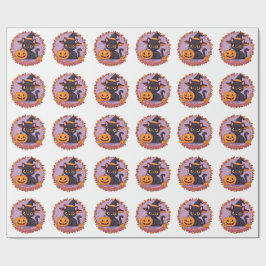 Cute+Halloween+Witch+BlackCat+PUMPKIN Presentpapper