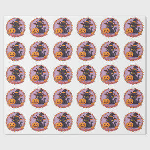 Cute+Halloween+Witch+BlackCat+PUMPKIN Presentpapper