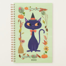 Cute Halloween Witch Cat