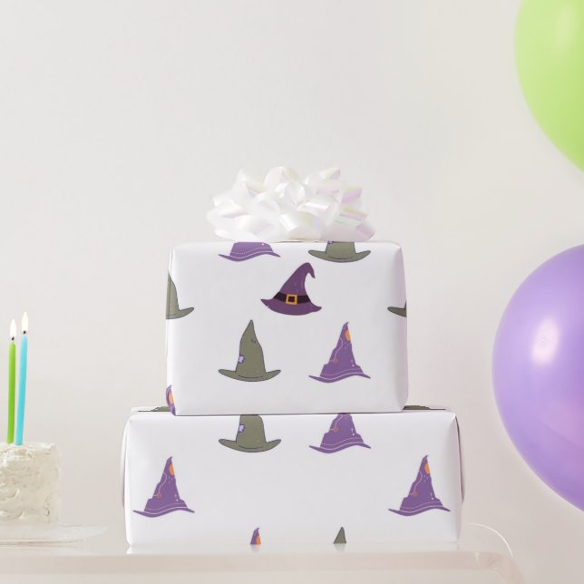 Cute Halloween Witch hats Kids Party Gift Presentpapper (Festgåvor)