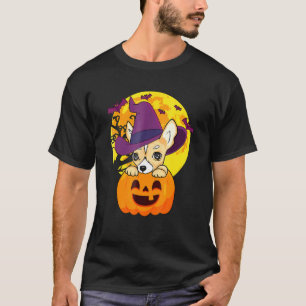 Cute Halloween Witchy Chihuahua Halloween T Shirt