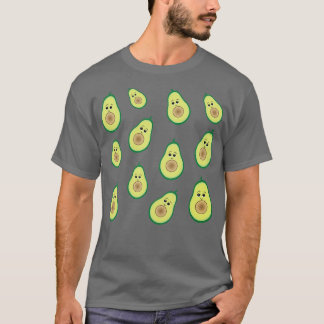 Cute halv Avocado Mönster Classic TShirt T Shirt