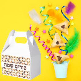 Cute Hamentash Lycklig Purim Favoritbox Presentaskar
