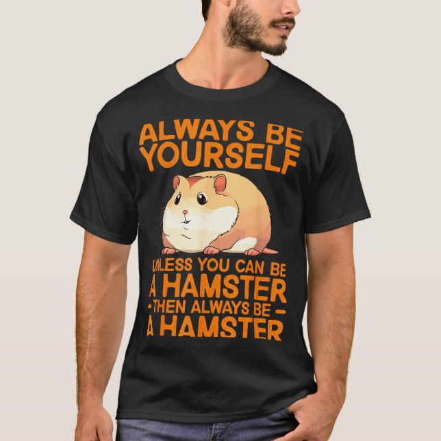 Cute Hamster Design For Men Women Kids Dwarf Hamst T Shirt (Framsida)