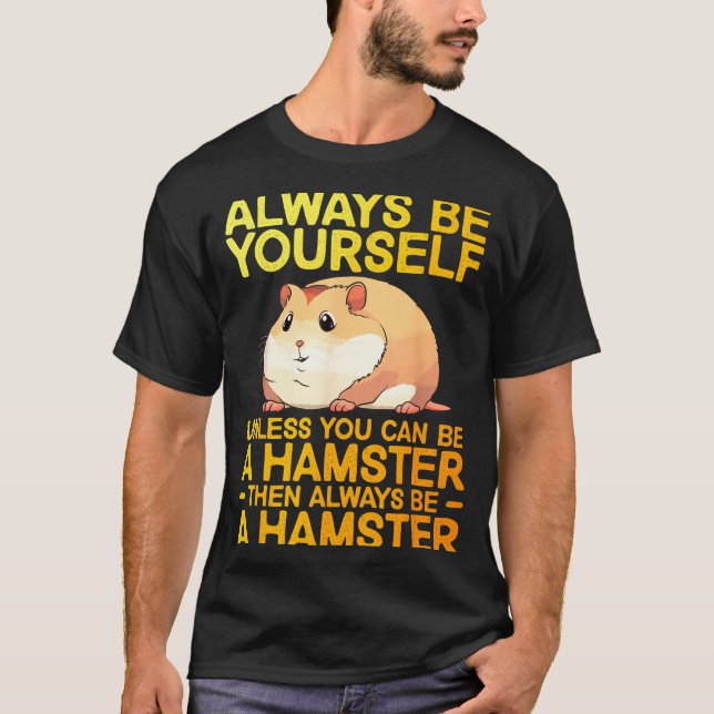 Cute Hamster Design For Men Women Kids Dwarf Hamst T Shirt (Framsida)