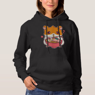 Cute Hamster Eating Ramen Hamster Älskare T Shirt