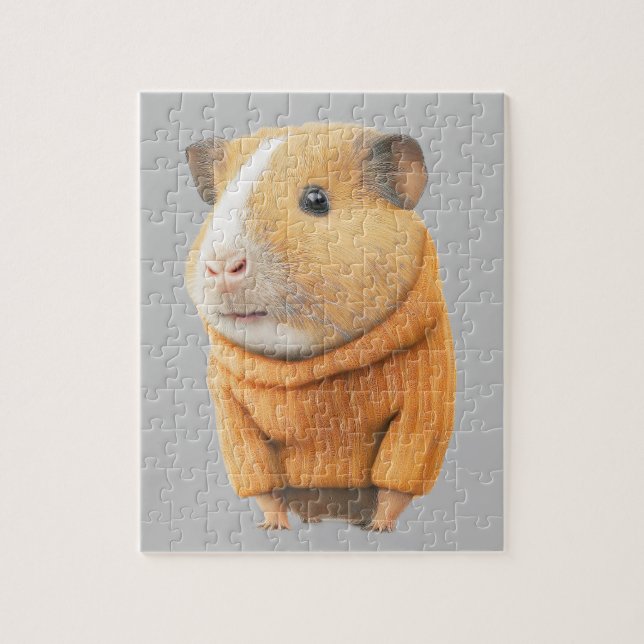 CUTE HAMSTER IN SWEATER JIGSAW PUZZLE PUSSEL (Vertikal)