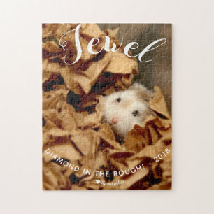 Cute Hamster Jewel Pussel