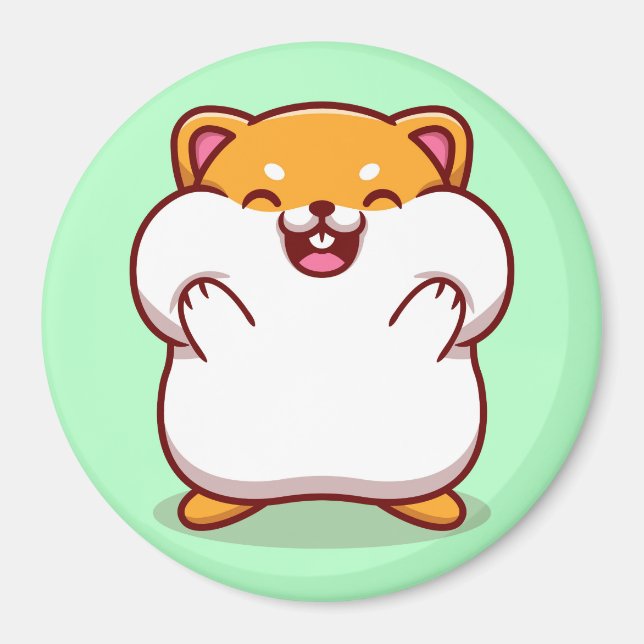 Cute Hamster Magnet (Framsidan)