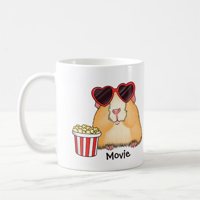 Cute hamster. Movie fläkt. Hamster älskare Kaffemugg (Vänster)