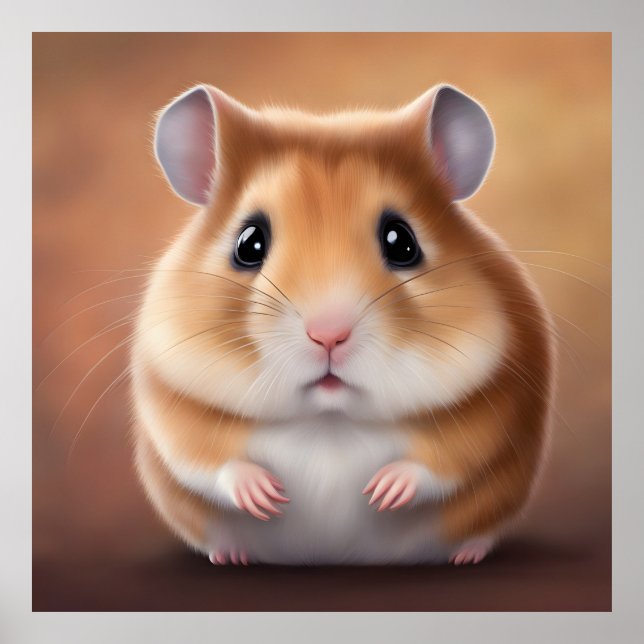 Cute Hamster Poster (Framsidan)