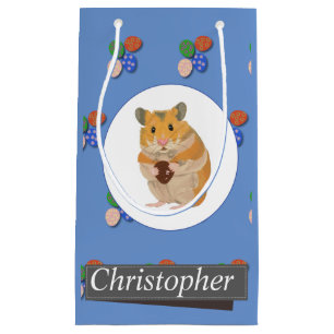 Cute Hamster som innehar ett Påskägg