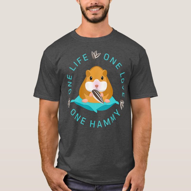 Cute Hamster T Shirt (Framsida)