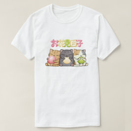 Cute Hanami Dango Cat Trio T Shirt