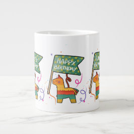 Cute Hand-Drawn Birthday  Jumbo Mugg