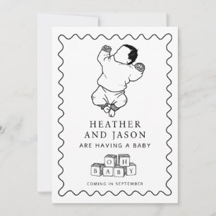 Cute Hand plockade Gravid Meddelande