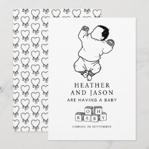 Cute Hand plockade Gravid Meddelande