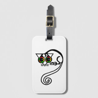 Cute hand plockade - POSSUM - Marsupial - Grönt Bagagebricka