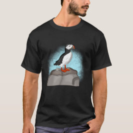 Cute Hand plockade Puffin T Shirt