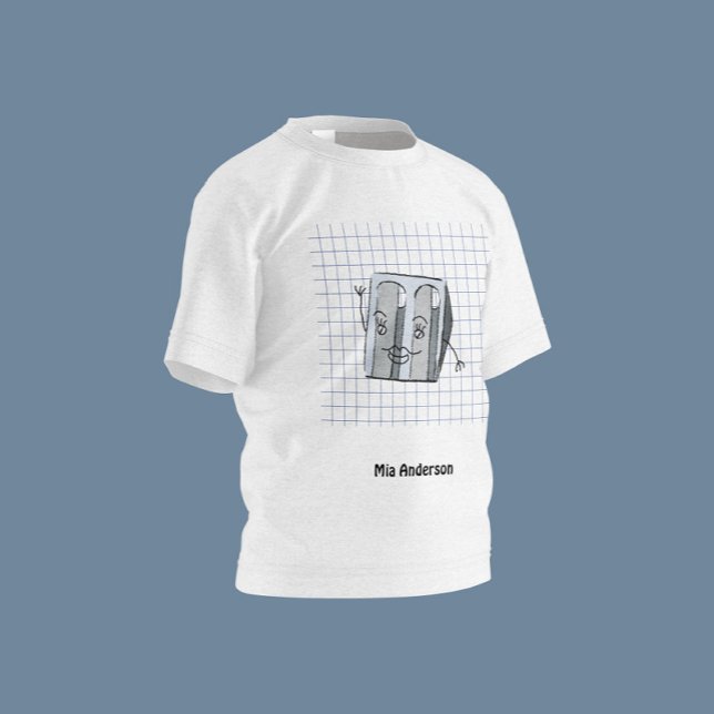 Cute Hand plockade Sharpener Namn T-Shirt (Skapare uppladdad)