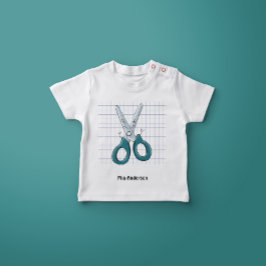 Cute Hand plockade Sissors Namn T-Shirt