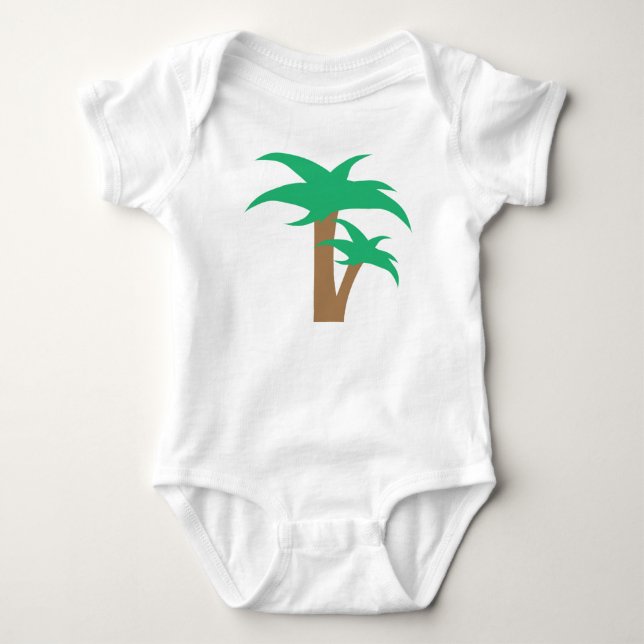 Cute Handflatan Träd T Shirt (Framsida)