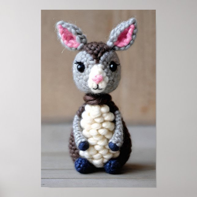 Cute Handmade Amigurumi Poster (Framsidan)
