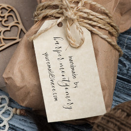 Cute Handmade by + Din Anpassningsbar Text för nam Stämpel
