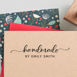 Cute Handmade Small Business eller Kids Craft Självfärgande Stämpel