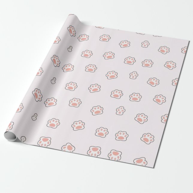 CUTE HANDS HUND PRESENTPAPPER (Utrullad)