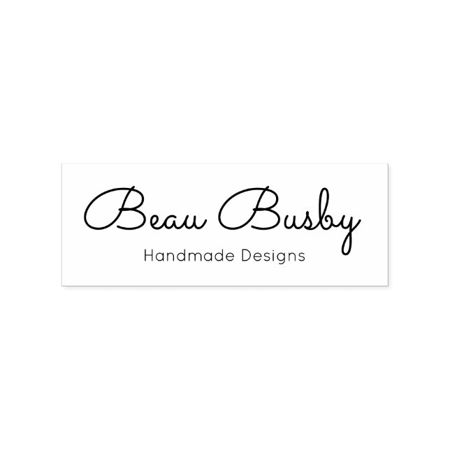 Cute Handwritten Script  Stämpel (Tryck)