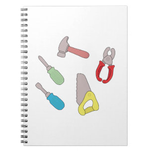 Cute Handyman Verktyg Anteckningsbok