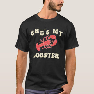 Cute Hans & Hers Lobster lite matchande för Valen T Shirt