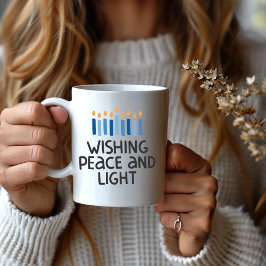 Cute Hanukkah Mugg Roligt Typography