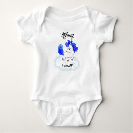 cute Happiness magic blue unicorn T Shirt