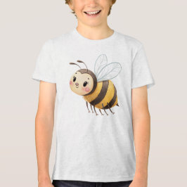 Cute Happy Bumblebee Illustration T Shirt
