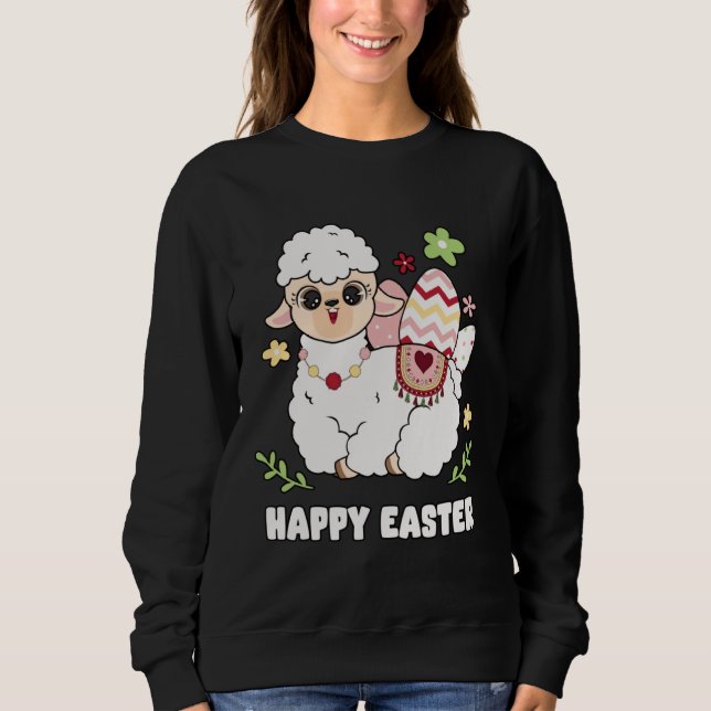 Cute Happy Easter Day Egg Hunt Boys Girls Kids She T Shirt (Framsida)