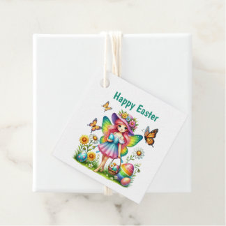 Cute Happy Easter Fairy Customizable Gåvor Etiketter