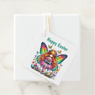 Cute Happy Easter Fairy Customizable  Gåvor Etiketter