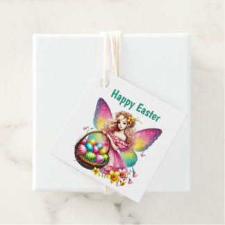 Cute Happy Easter Fairy Customizable Gåvor Etiketter